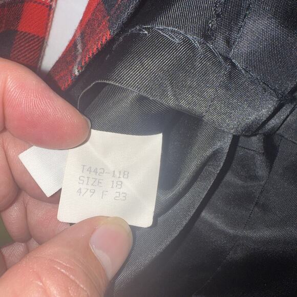 Vintage 60s Pendleton Blazer Womens 18 Virgin Wool Tartan Plaid Two Button - Picture 10 of 10